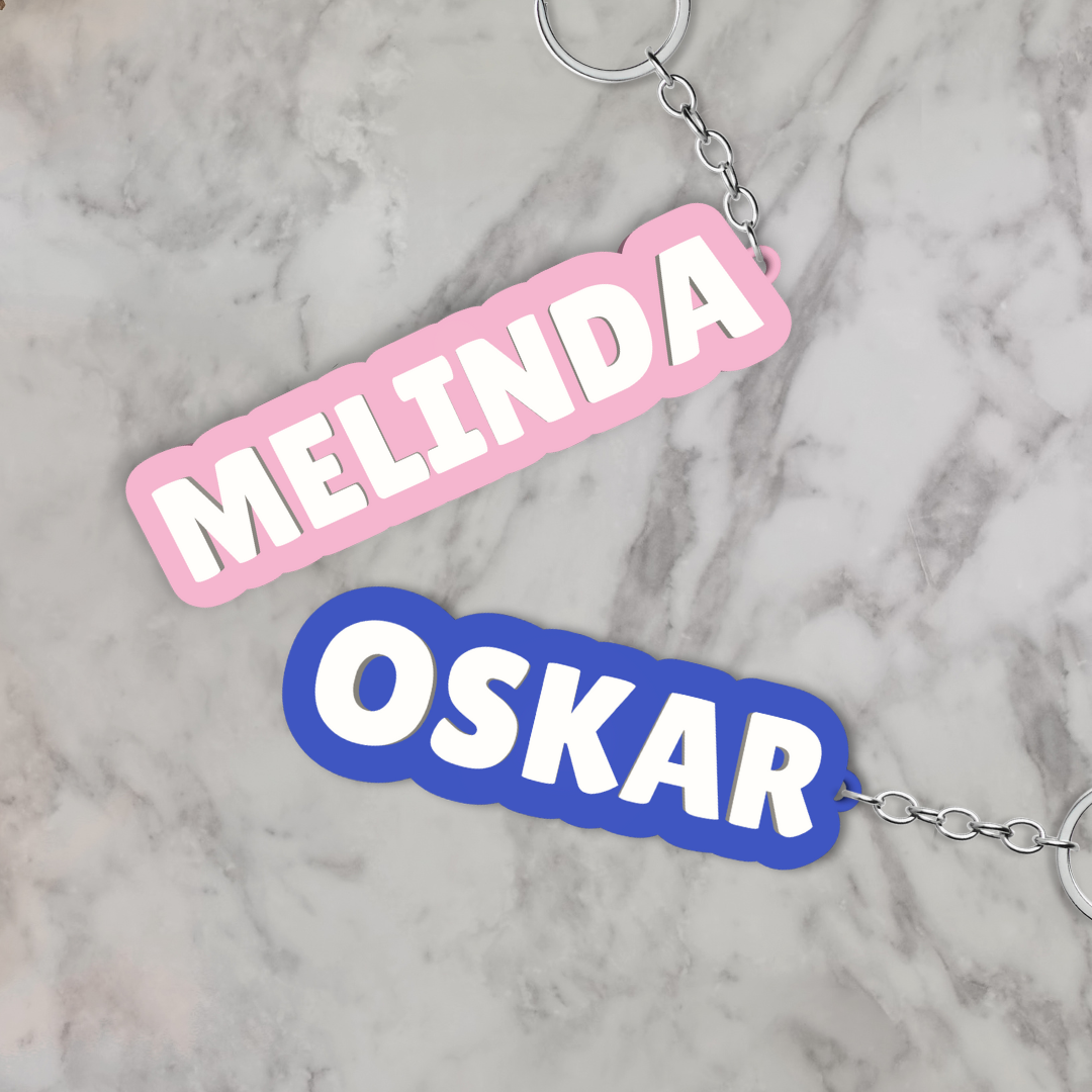 Personlig Nyckelring Med Namn