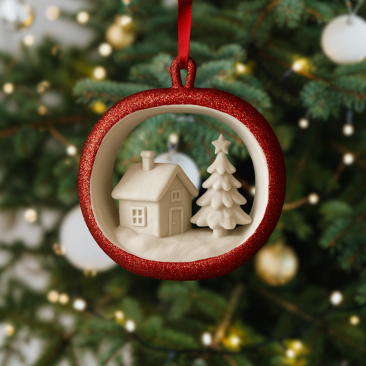 Julgransdekoration - Äppel Byn